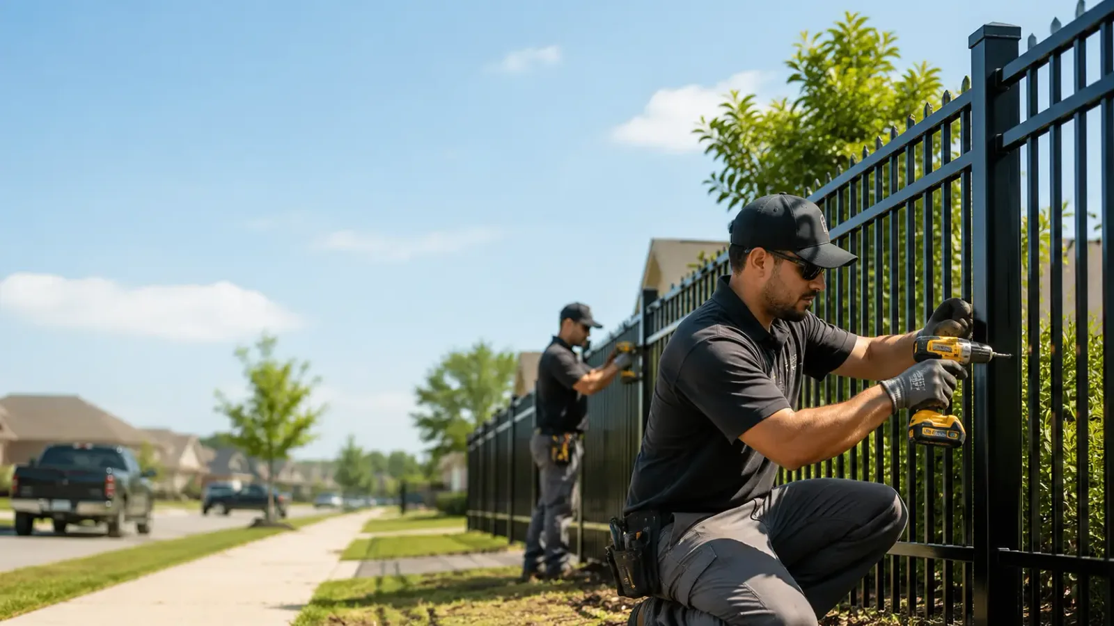 Metal Fence Installation in Cranesville, PA